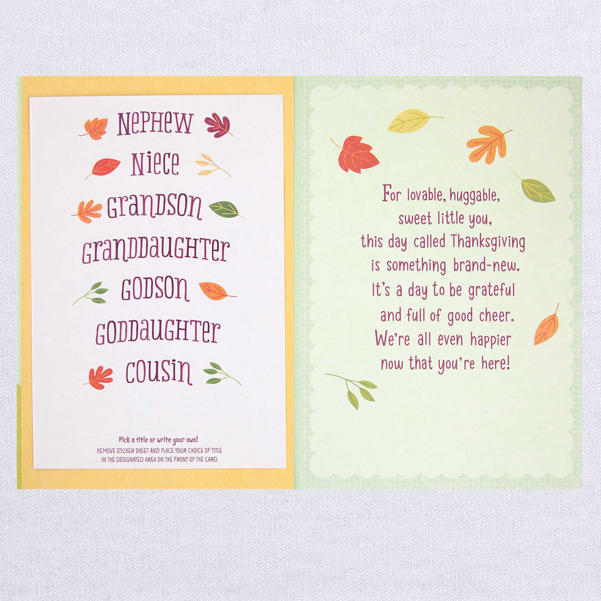 Greeting card ideas for thanksgiving