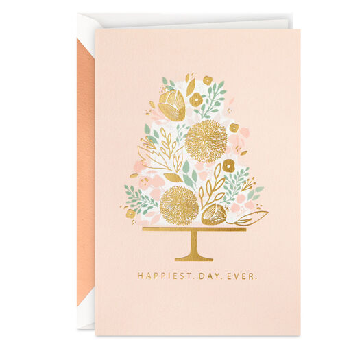 Here's to Your Future Together Wedding Card, 