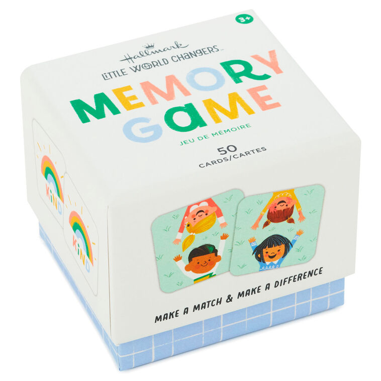 A white and blue box for a card game