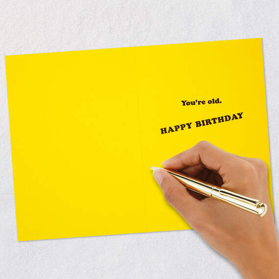 Friends™ Oh My God You're Old Funny Birthday Card, , large image number 6