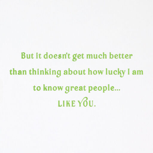 Lucky to Know You Musical St. Patrick's Day Card, 