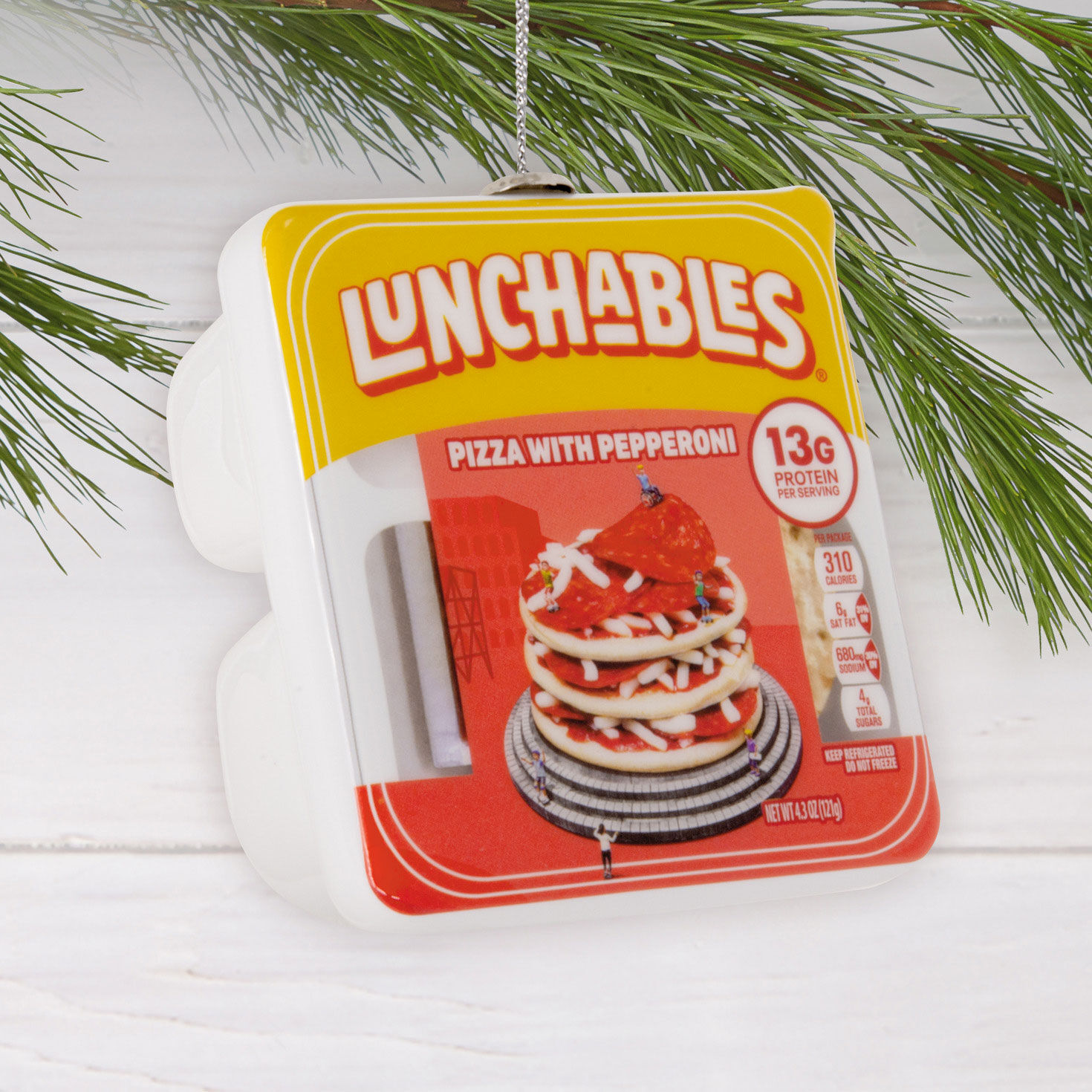 Kraft Lunchables Pizza With Pepperoni Shatterproof Hallmark Ornament for only USD 9.49 | Hallmark