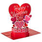 Hearts Musical 3D Pop-Up Valentine's Day Card With Light, , large image number 1