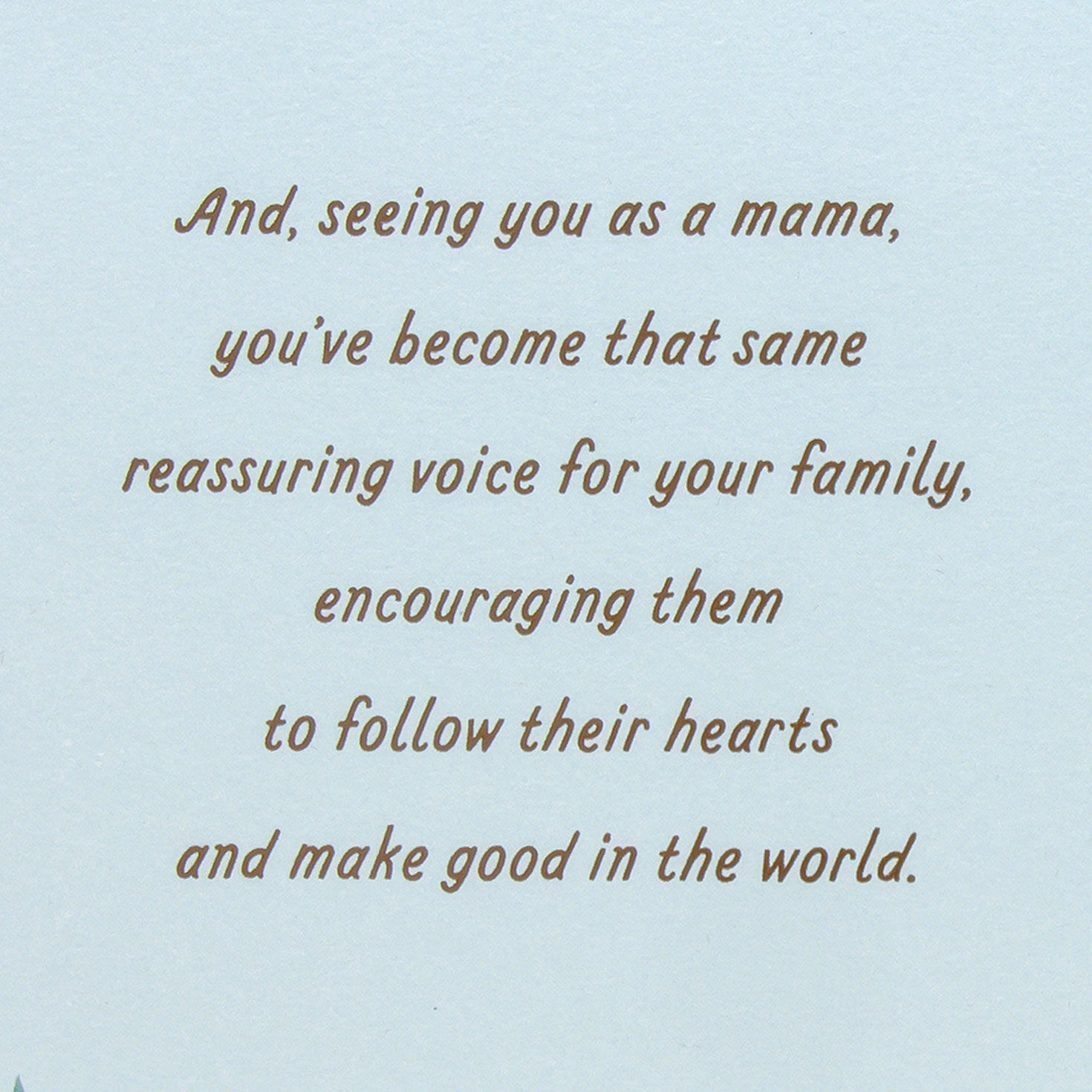 Tropical Flowers and Leaves Friend Mother's Day Card Sentiment image number 2