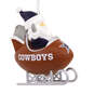 NFL Dallas Cowboys Santa Football Sled Hallmark Ornament, , large image number 1