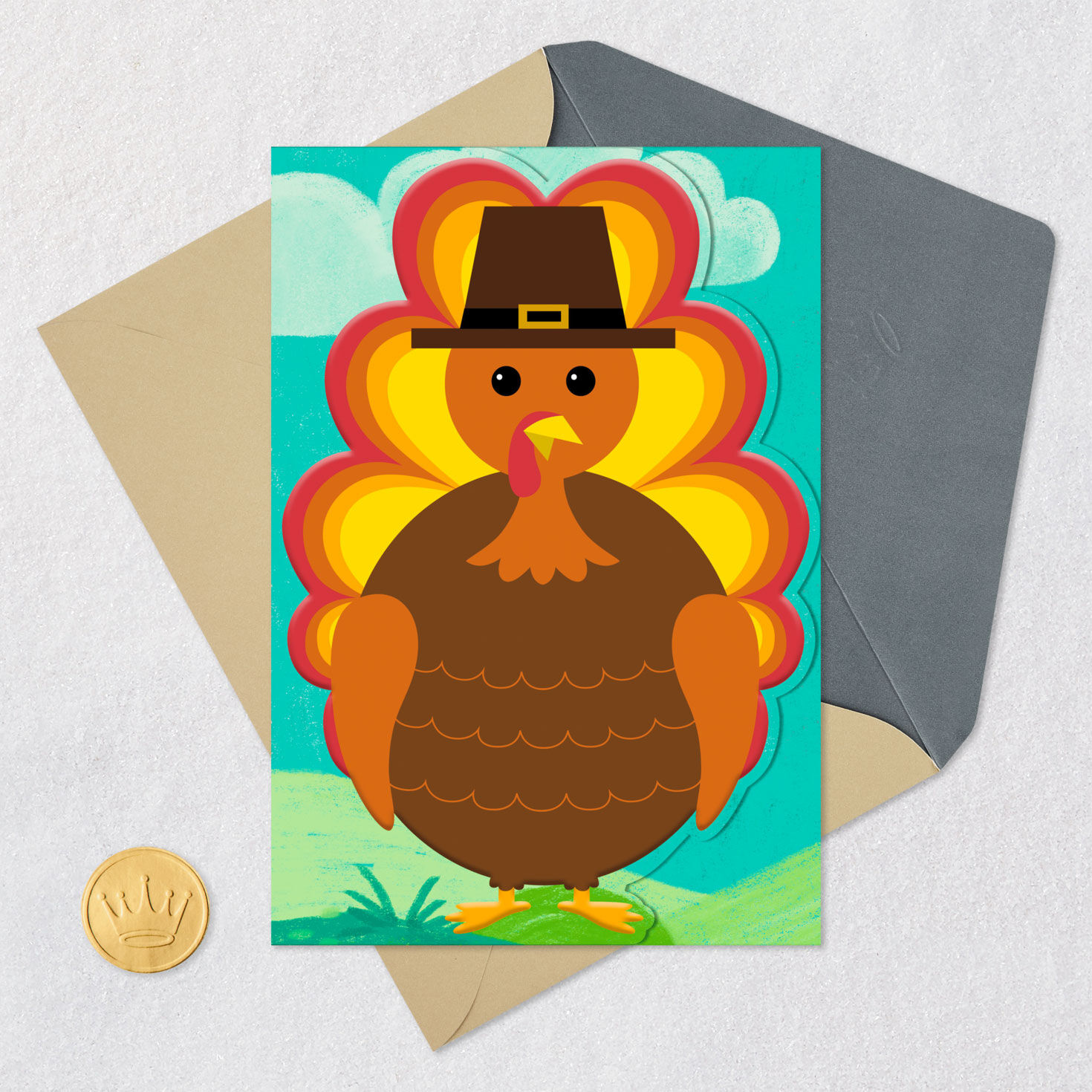 Gobbles of Fun Thanksgiving Card for only USD 2.99 | Hallmark