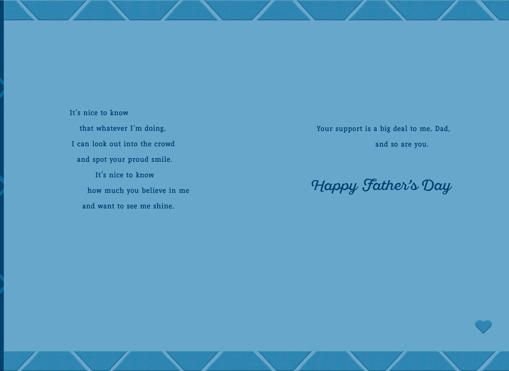 You Believe in Me Father's Day Card