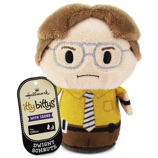 itty bittys® The Office Dwight Schrute Plush With Sound, 