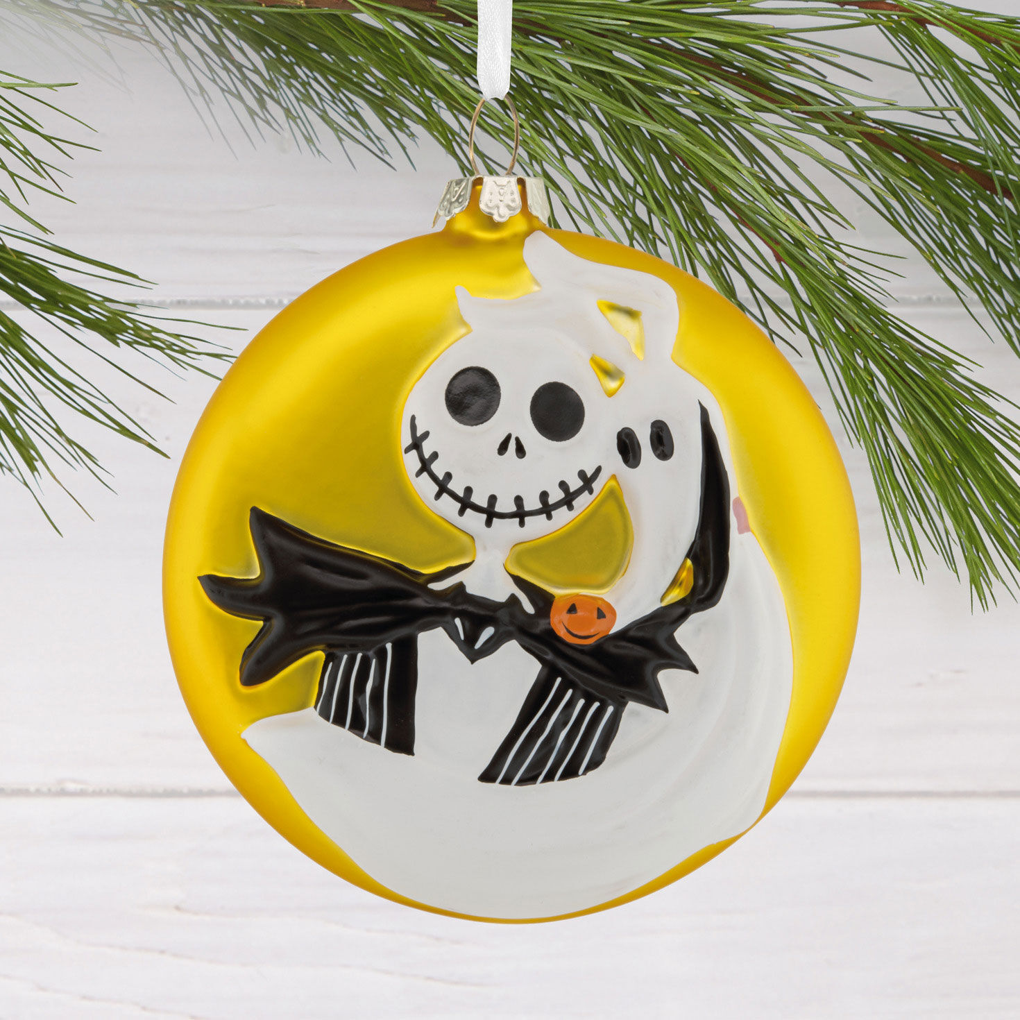 Jack and Zero Dog Christmas Ornament hanging on tree image number 2