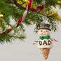 Dads Are Sweet Snowman Ice Cream Cone Ornament, , large image number 2