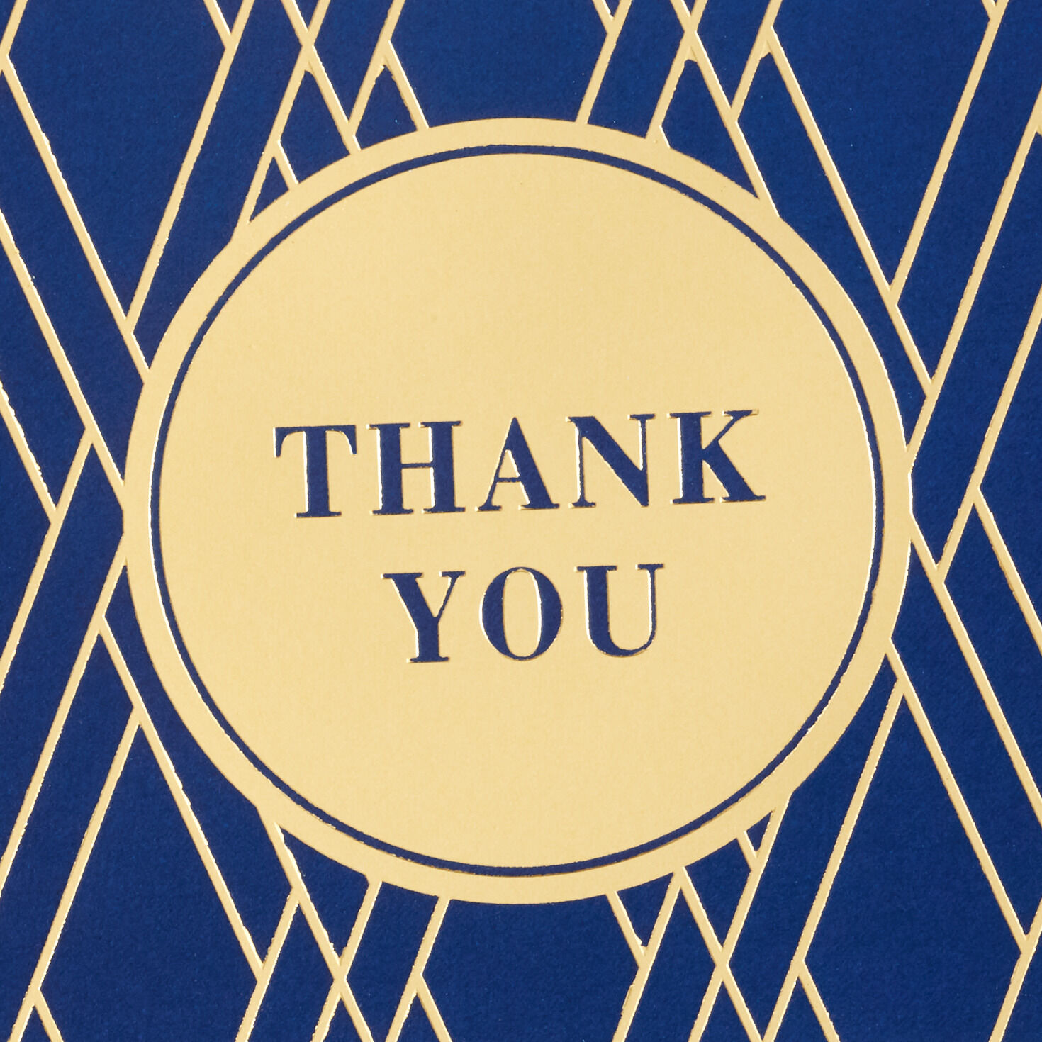 Bulk Navy and Gold Assorted Blank Thank-You Notes, Box of 120, , large image number 3