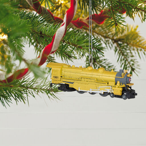 Lionel® Trains Yellow 1361 Pennsylvania K4 Steam Locomotive Metal Ornament, 