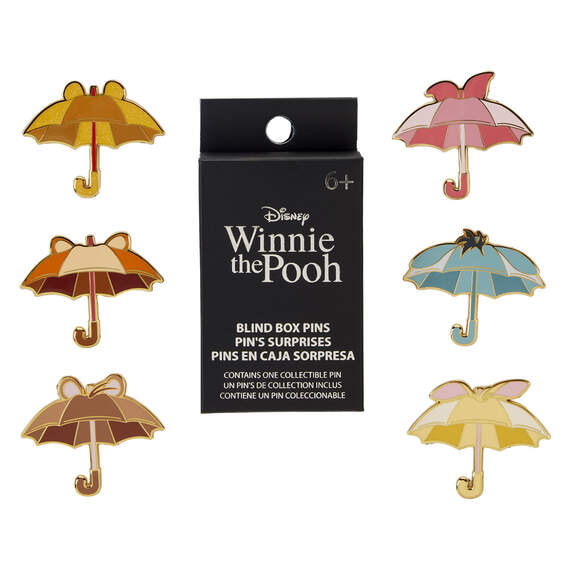 Loungefly Disney Winnie the Pooh Umbrella Mystery Pin, , large image number 1