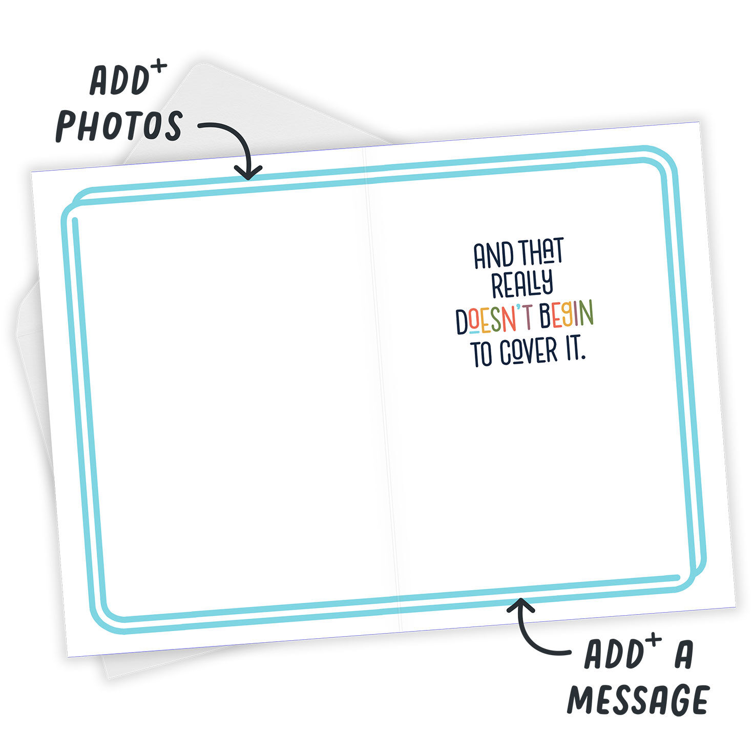 Personalized Thanks a Million Thank-You Photo Card, , large image number 3