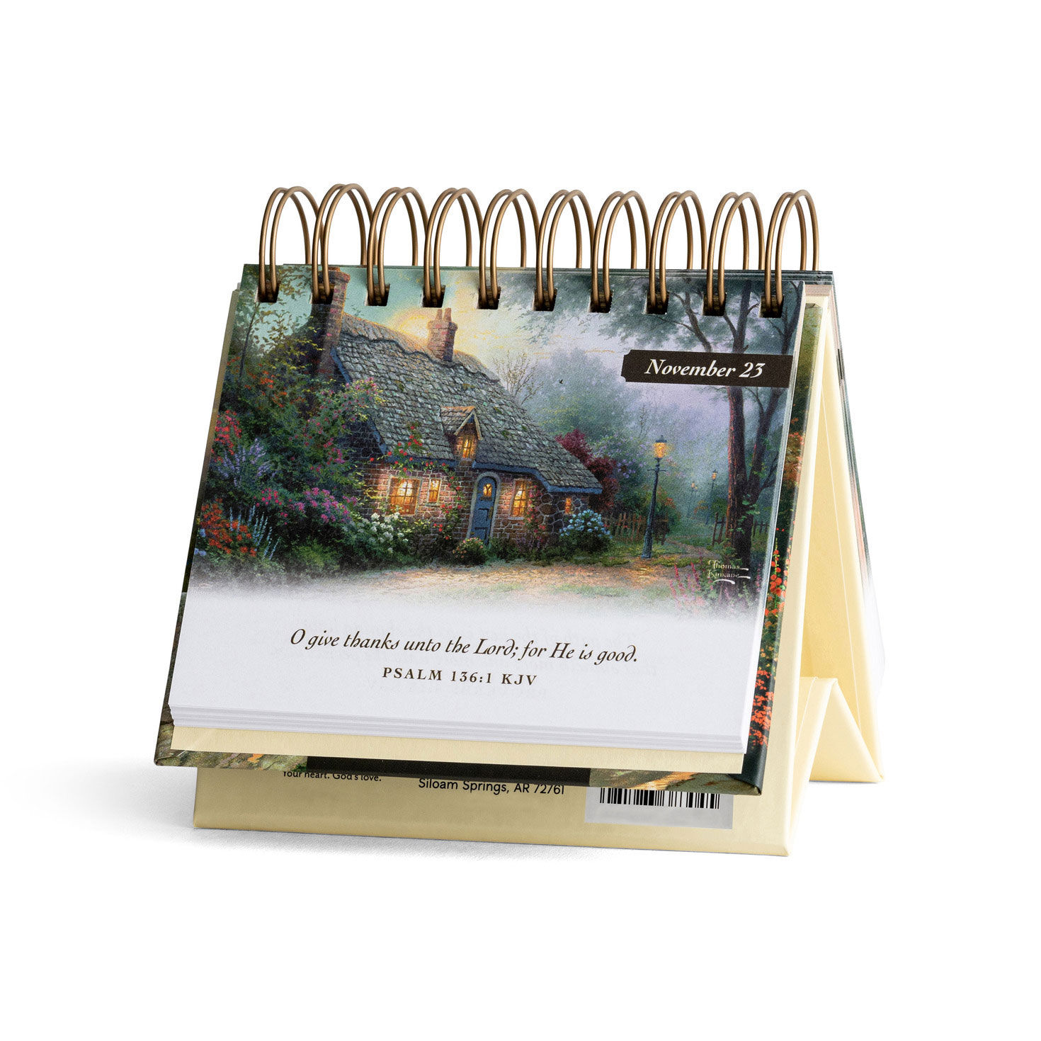 Thomas Kinkade Painter of Light Perpetual Calendar inside page image number 3