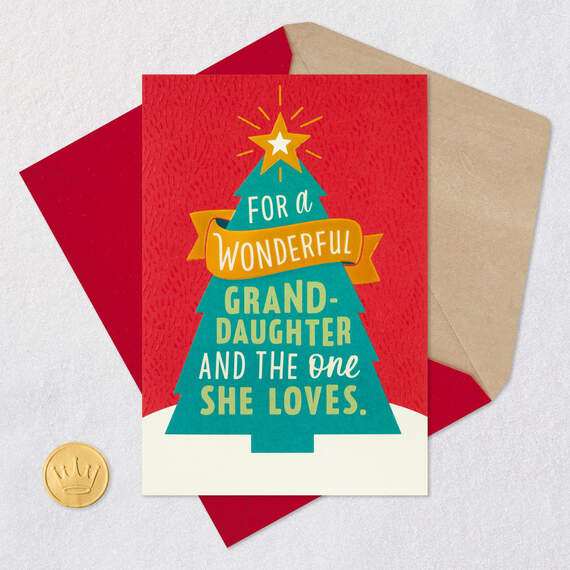 You Mean So Much Christmas Card for Granddaughter and Her Love, , large image number 6