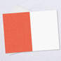 Rustic Orange and White Plaid Folded Photo Card, , large image number 2
