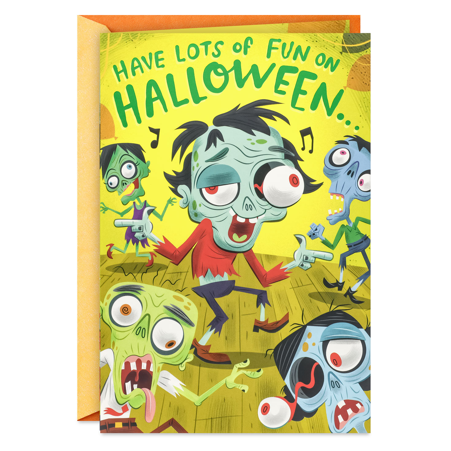 Don't Lose Your Head, Zombie Pop-Up Halloween Card