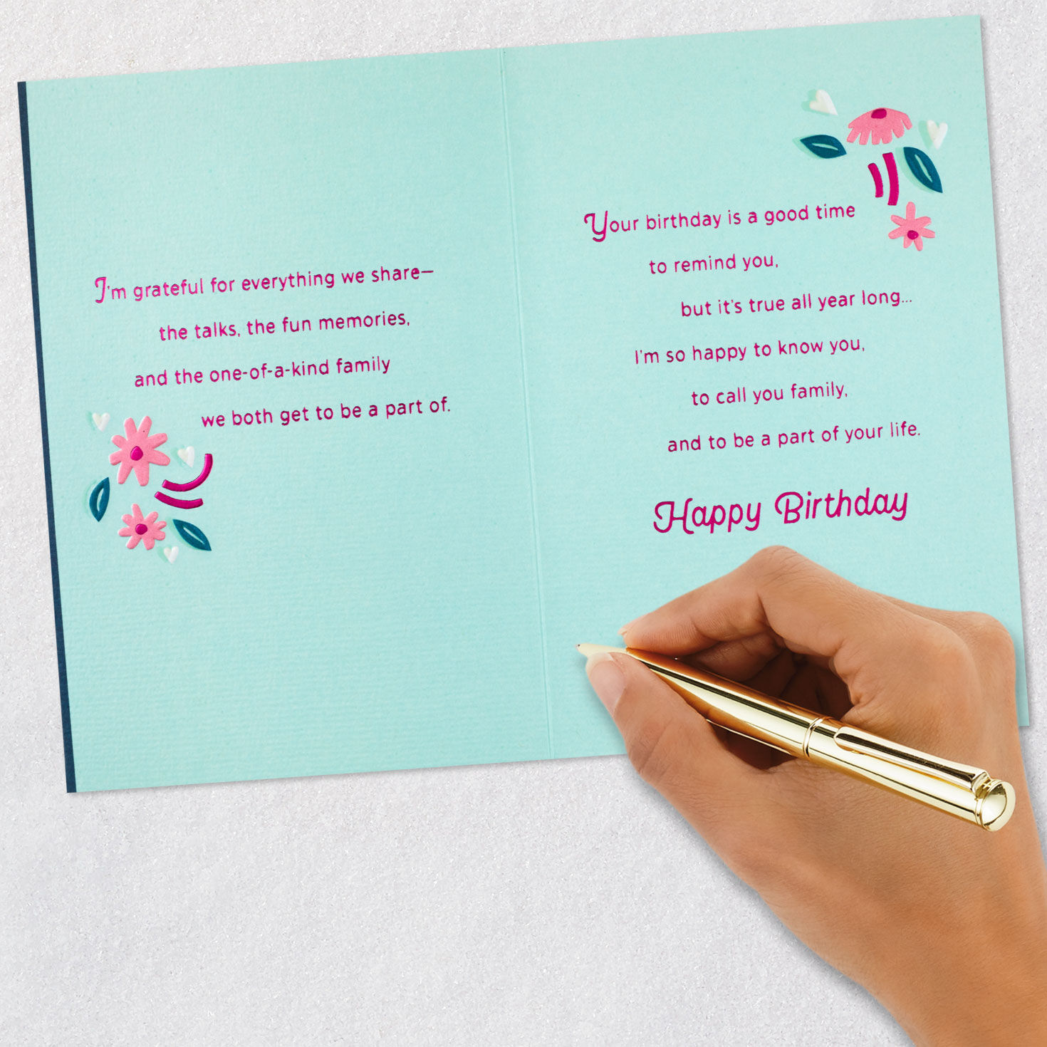 So Happy To Know You Birthday Card for Stepdaughter, , large image number 7