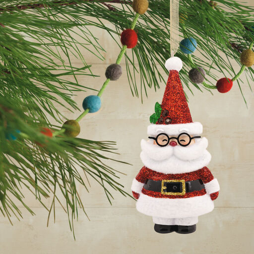 Sparkly Santa Claus Premium Hallmark Ornament, 