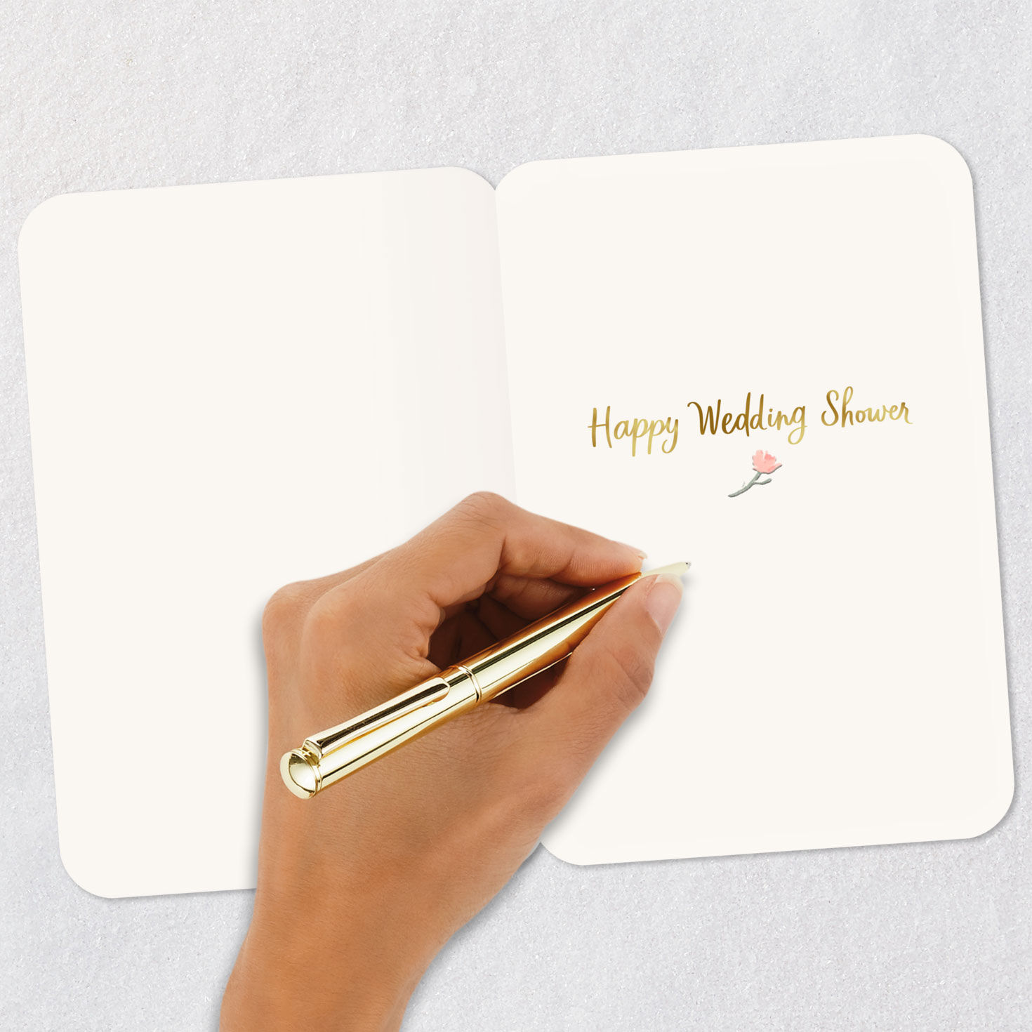 Flower Confetti Wedding Shower Card Signing card image number 6