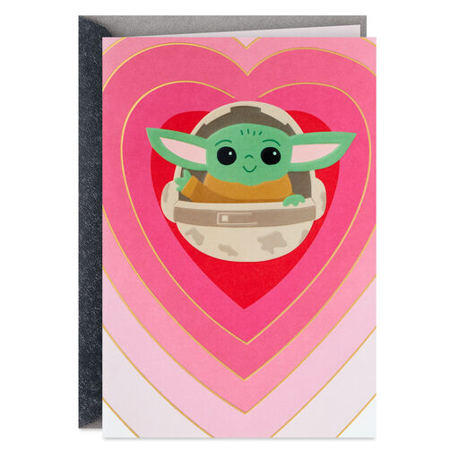 Star Wars: The Mandalorian™ Grogu™ Use the Force Valentine's Day Card, 