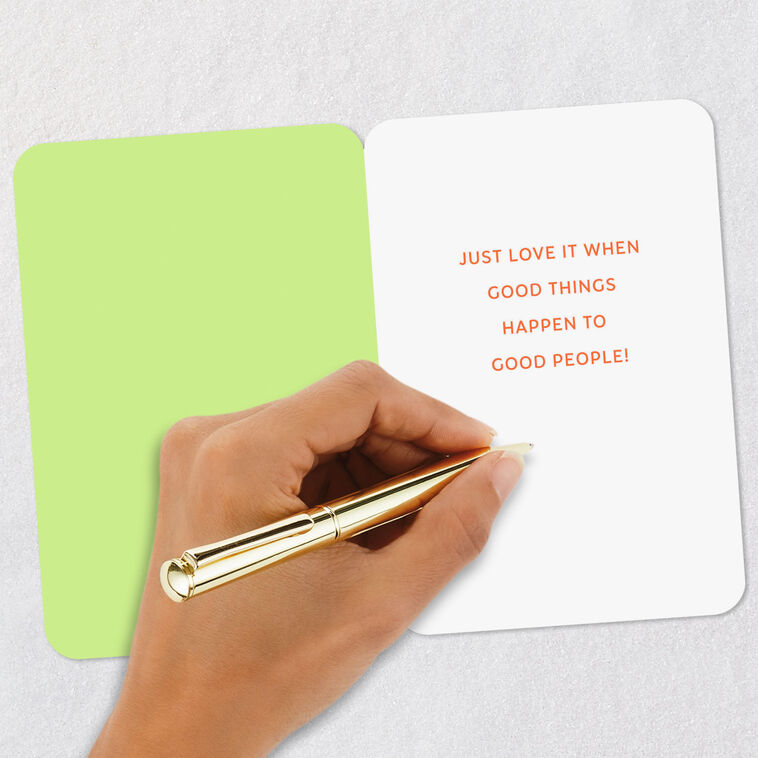 OMG Lettering Congratulations Card Signing card image number 6