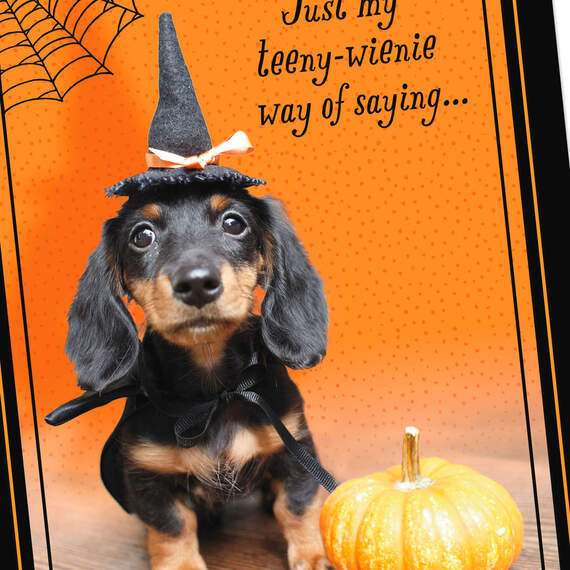 Teeny Wienie Happy Halloween Card, , large image number 4
