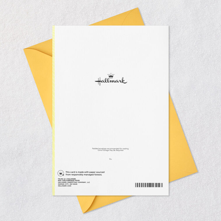 Smiling Daisy Pin on Yellow Ombré Birthday Card  image number 9