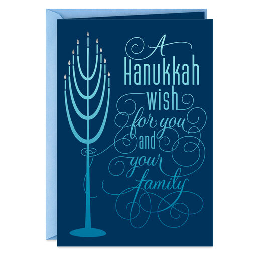 Blessings and Love Hanukkah Card For All, 