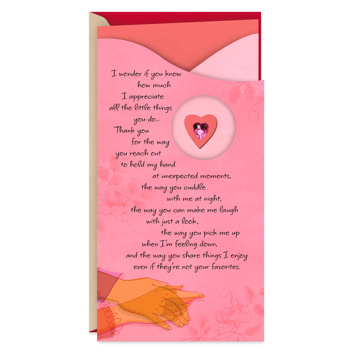 All the Little Things You Do Romantic Sweetest Day Card