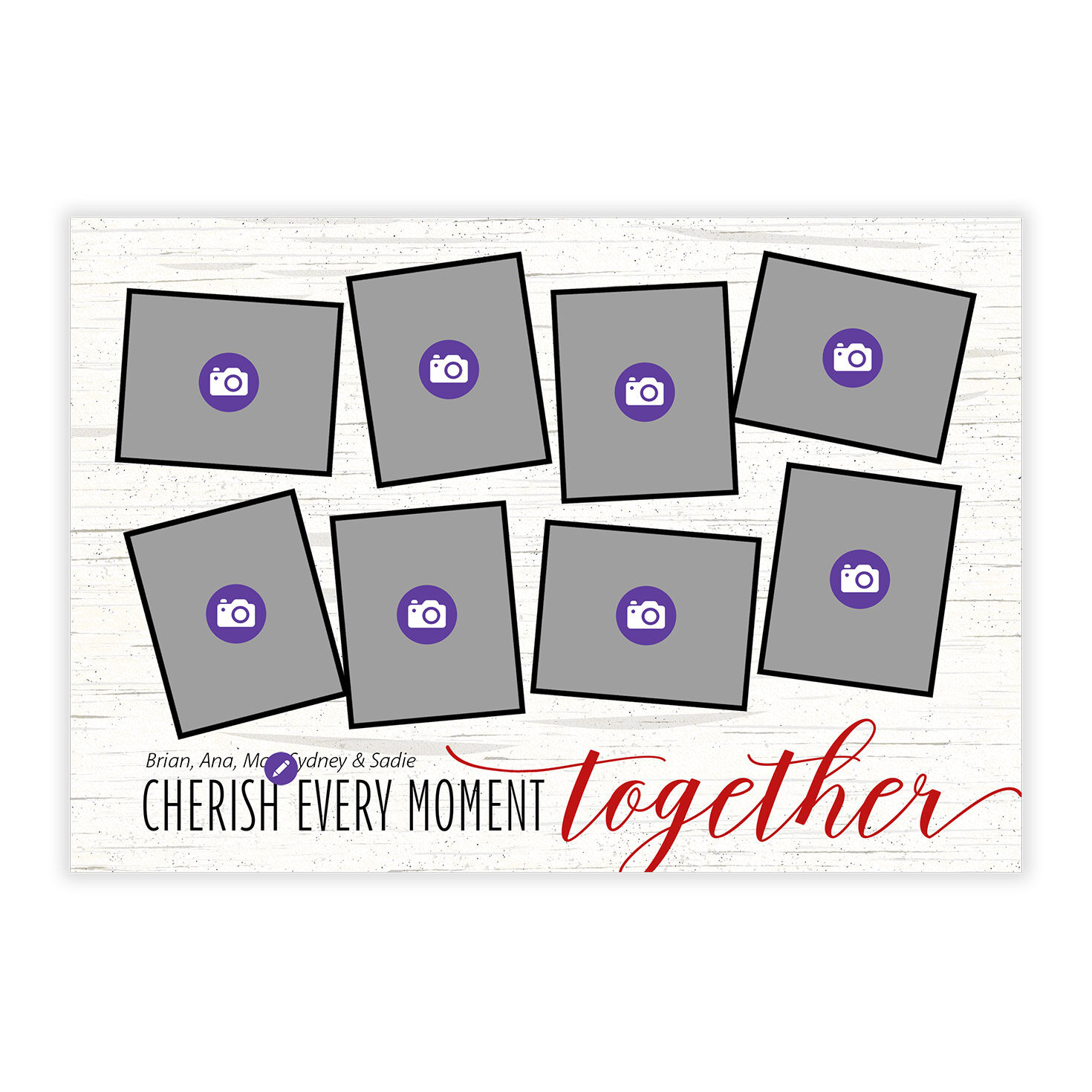 Cherish Togetherness Flat Holiday Photo Card, , large image number 5
