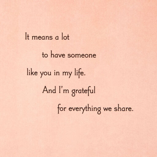 Between You And Me Thankful For You Christmas Card For Friend Greeting Cards Hallmark