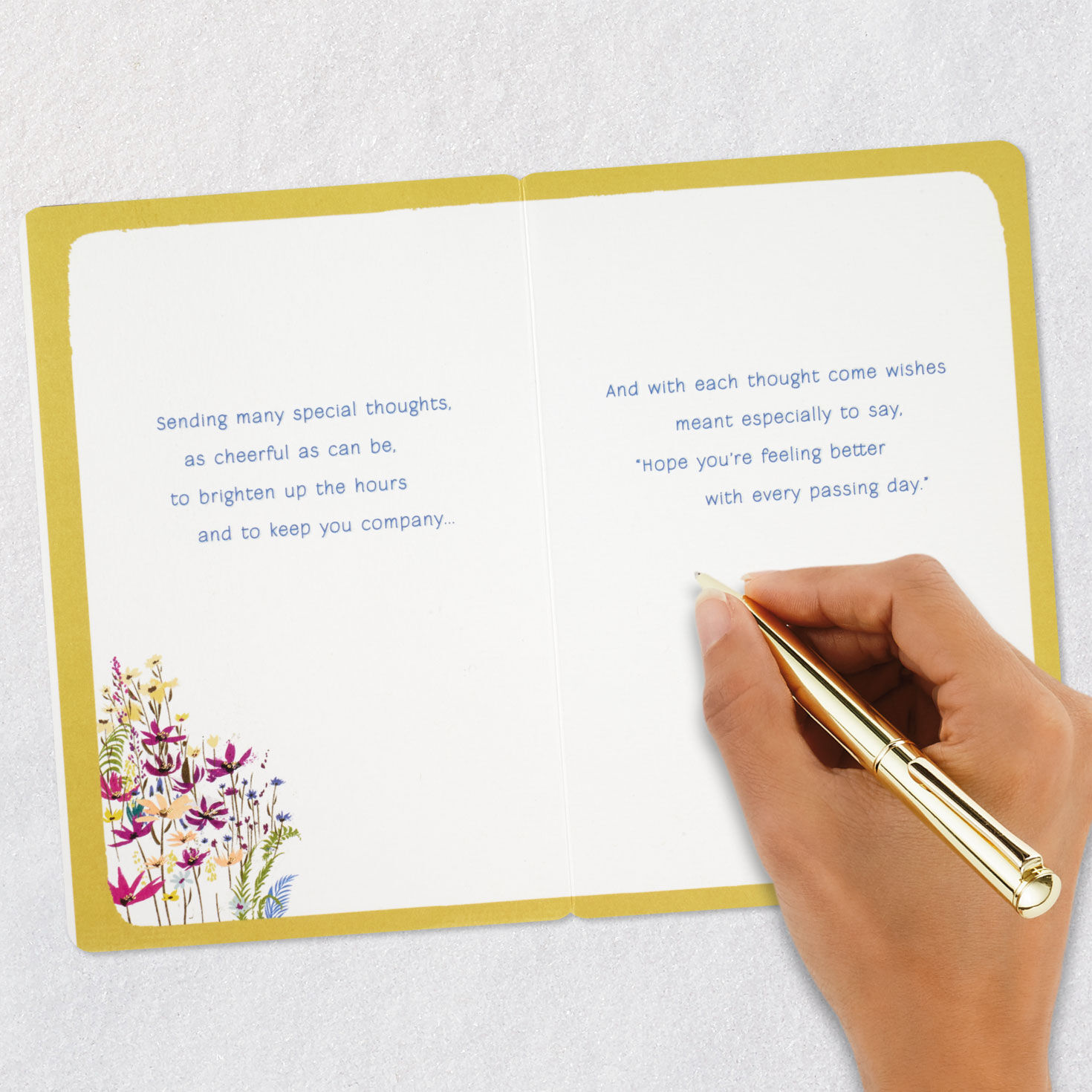 We Are Thinking of You Get Well Card From Us, , large image number 7