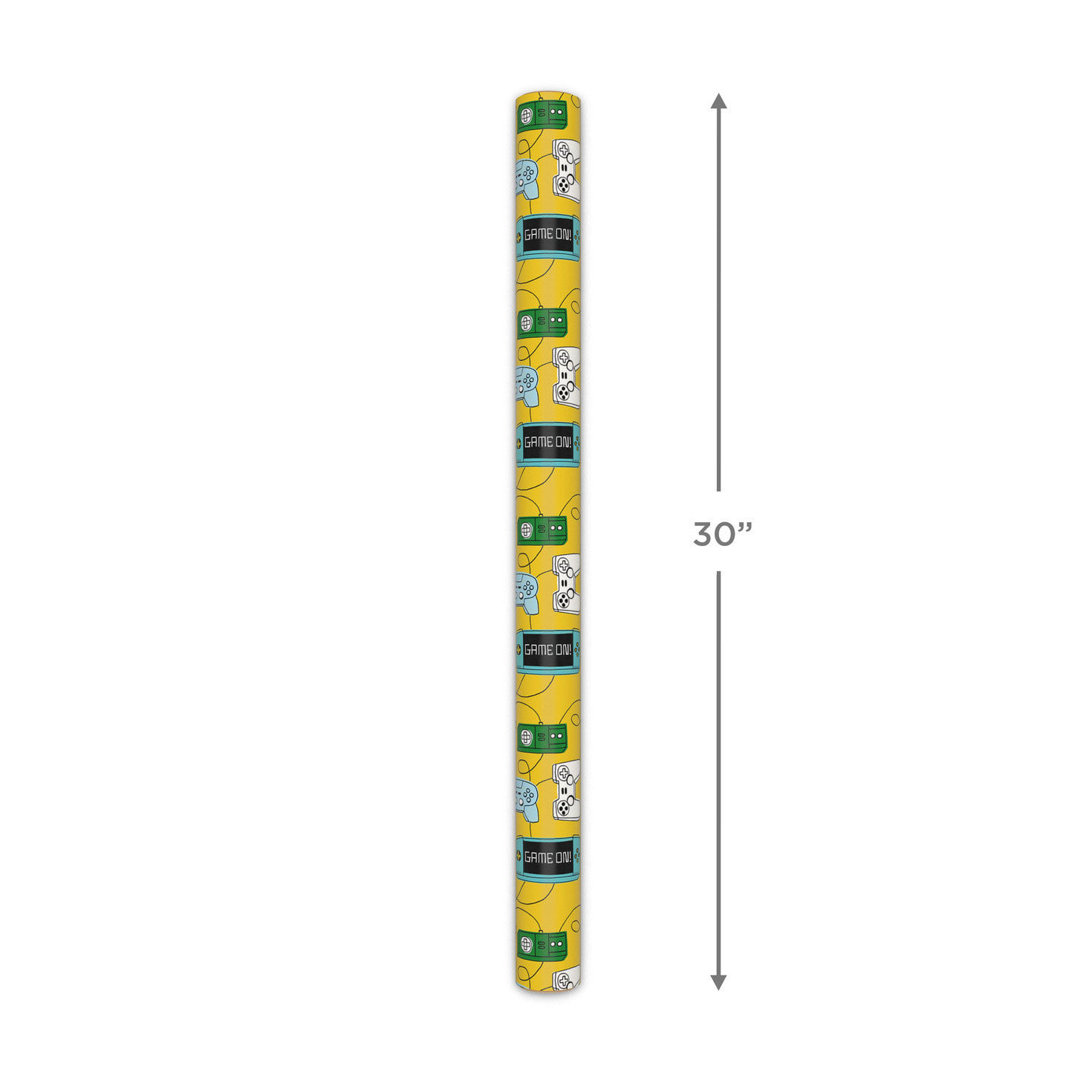 Gaming Gadgets on Yellow Wrapping Paper, 20 sq. ft., , large image number 5