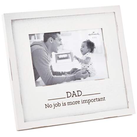 Dad Most Important Job Wood Picture Frame, 8.75x8, , large