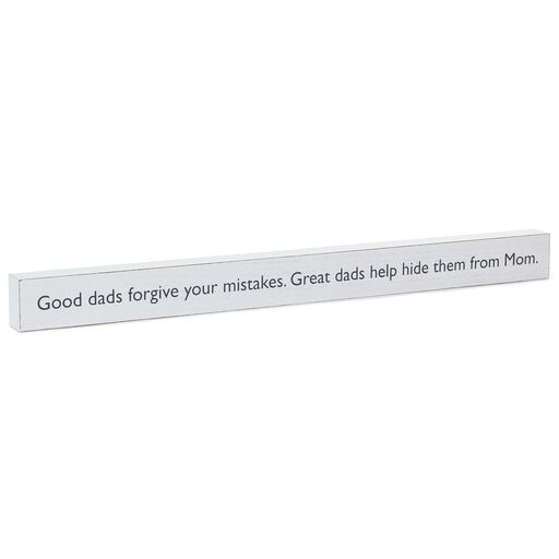 Great Dads Wood Quote Sign, 23.5x2, 