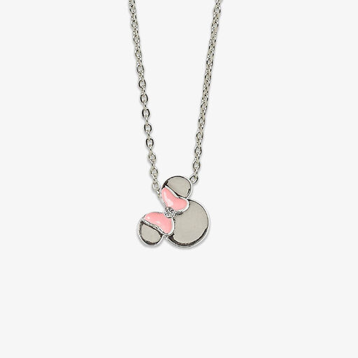 Pura Vida Minnie Mouse Pendant Silver Necklace, 18", 