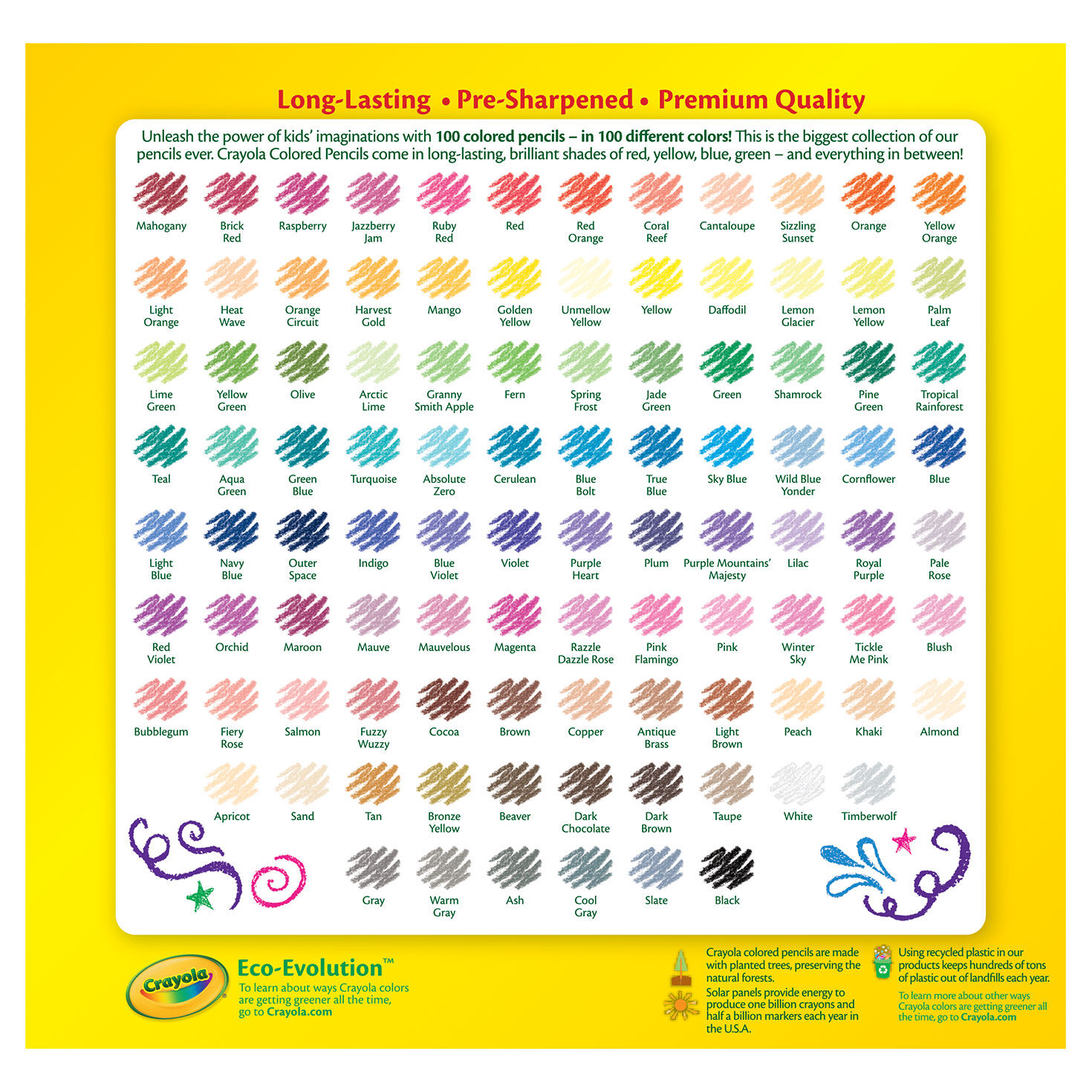 Crayola Colored Pencils, 100-Count Box, , large image number 3