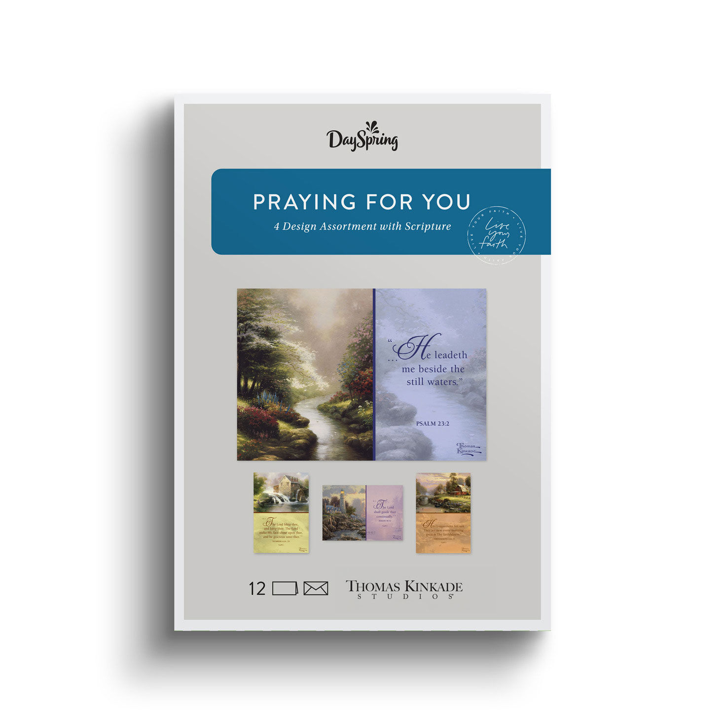 Thomas Kinkade DaySpring Prayer Cards Assortment package front image number 2