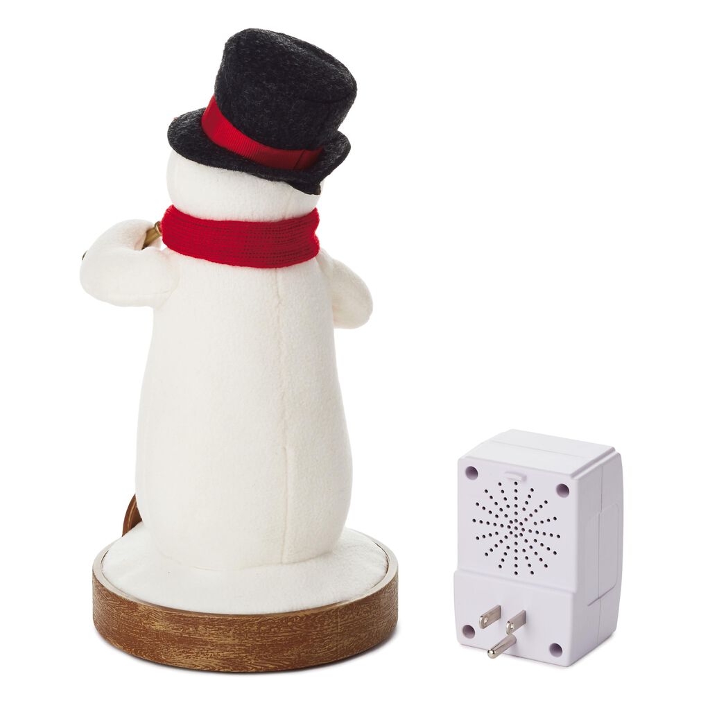 Snowman Christmas Tree Light and Sound Show Decorative Accessories Hallmark