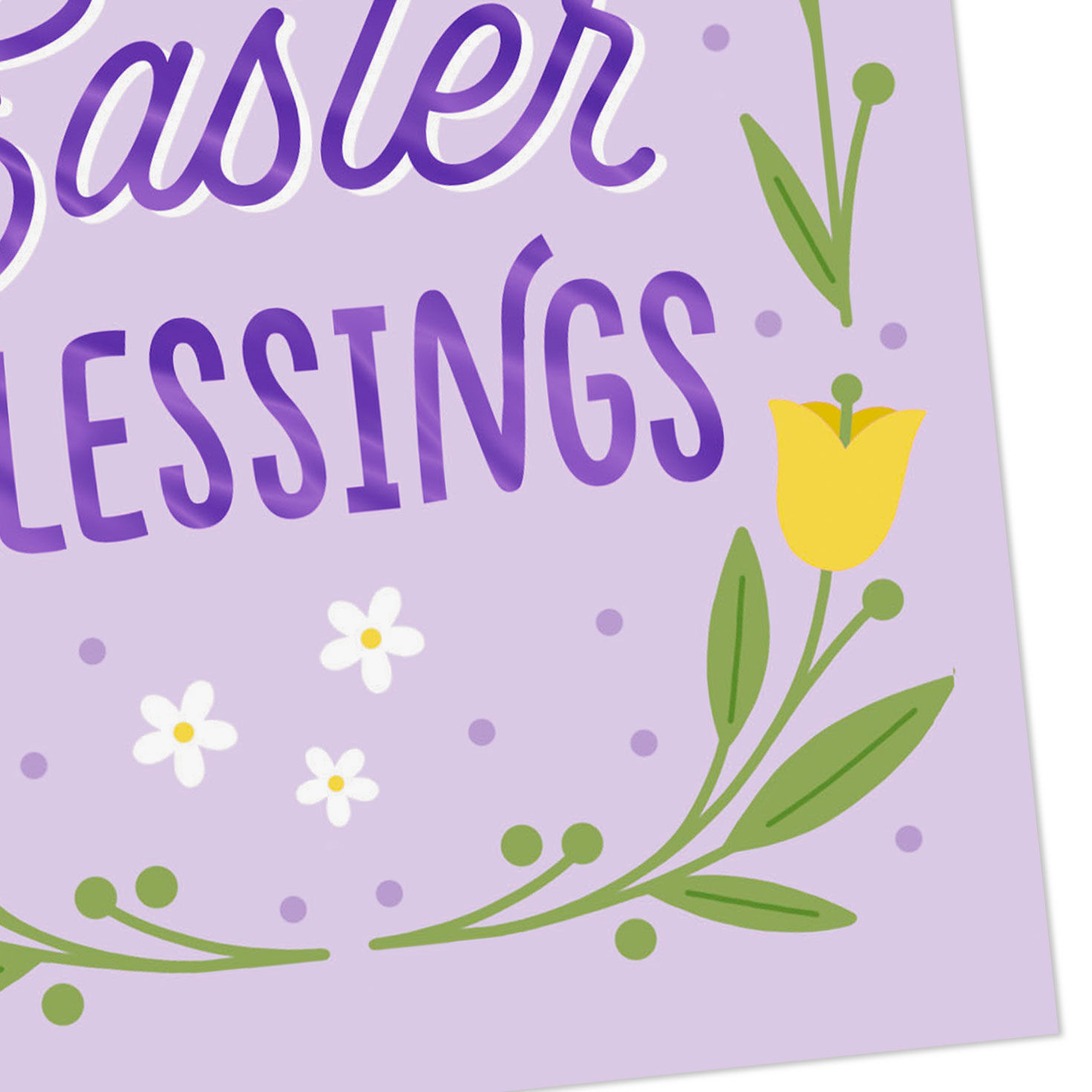 Tulips on Purple Easter Cards Pack Cover Detail image number 5