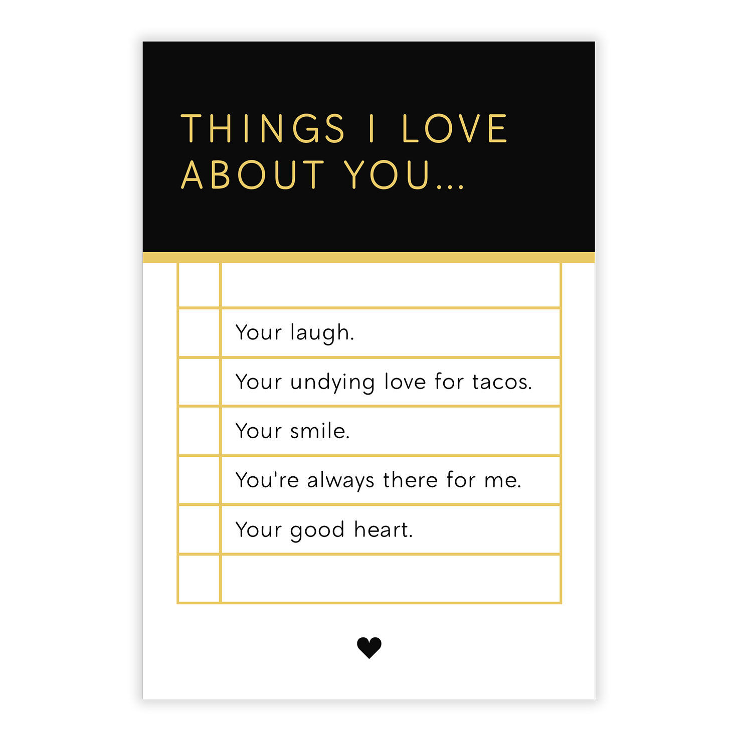 Things I Love About You List eCard, , large image number 2