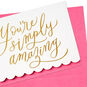 Gold Script and Scallops Blank Note Cards Pack  image number 3