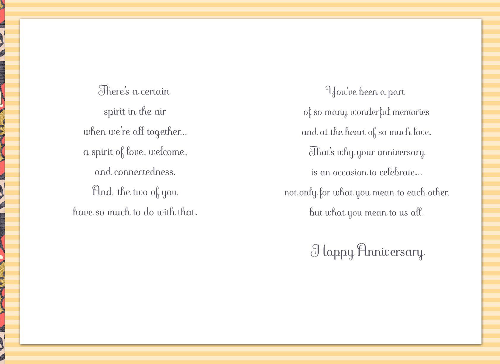 For My Sister and Brother-in-Law Anniversary Card