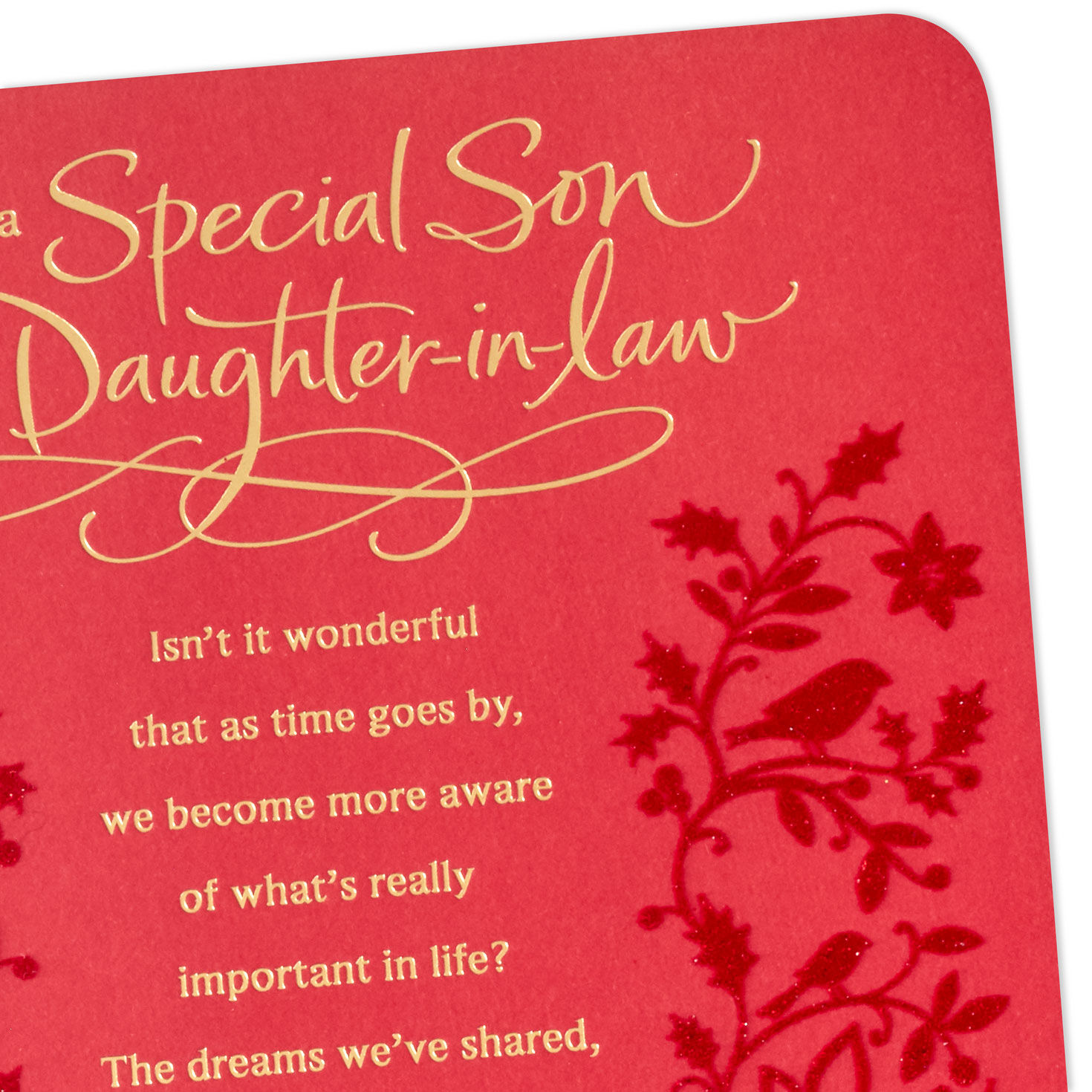 Warm Feelings Christmas Card for Son and Daughter-in-Law, , large image number 4