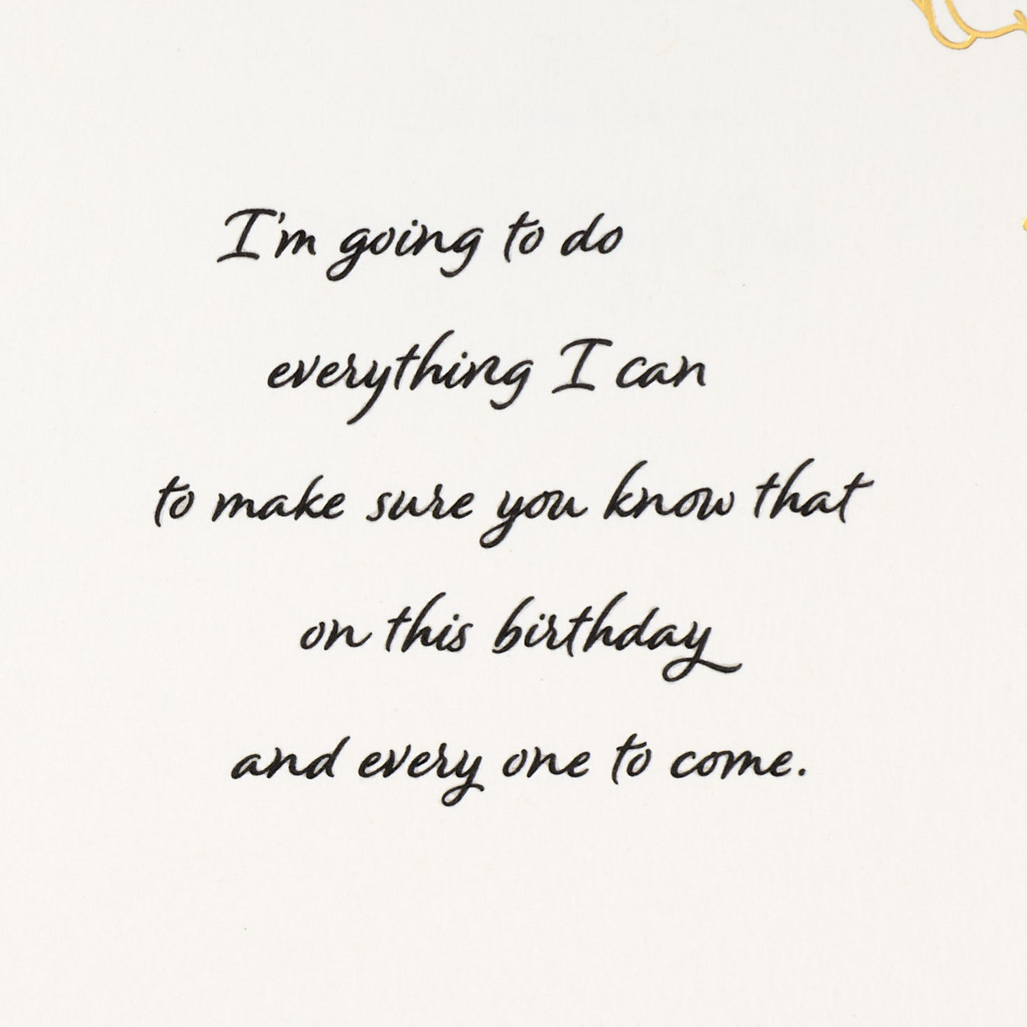 Couple Silhouette on Beach Love Birthday Card Sentiment image number 3