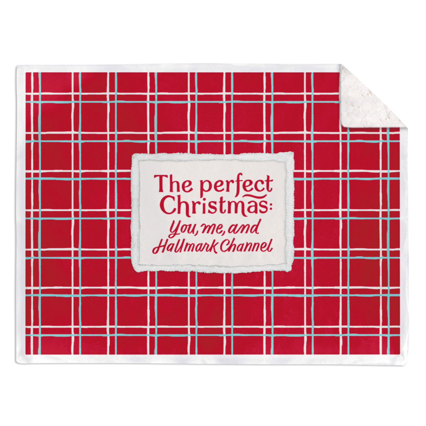 Hallmark Channel Perfect Christmas Oversized Throw Blanket 60x80 Pillows Blankets Hallmark