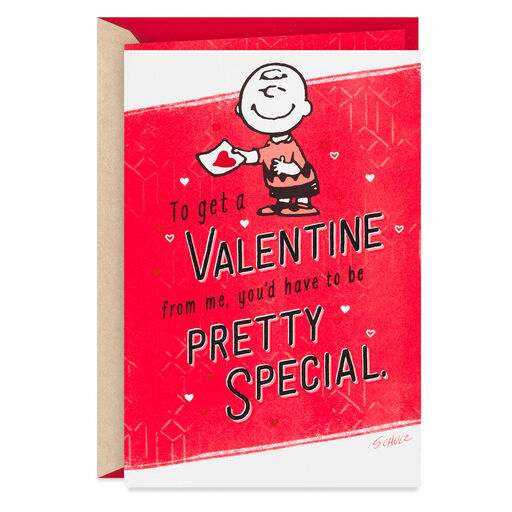Peanuts® Charlie Brown You're Pretty Special Valentine's Day Card, 