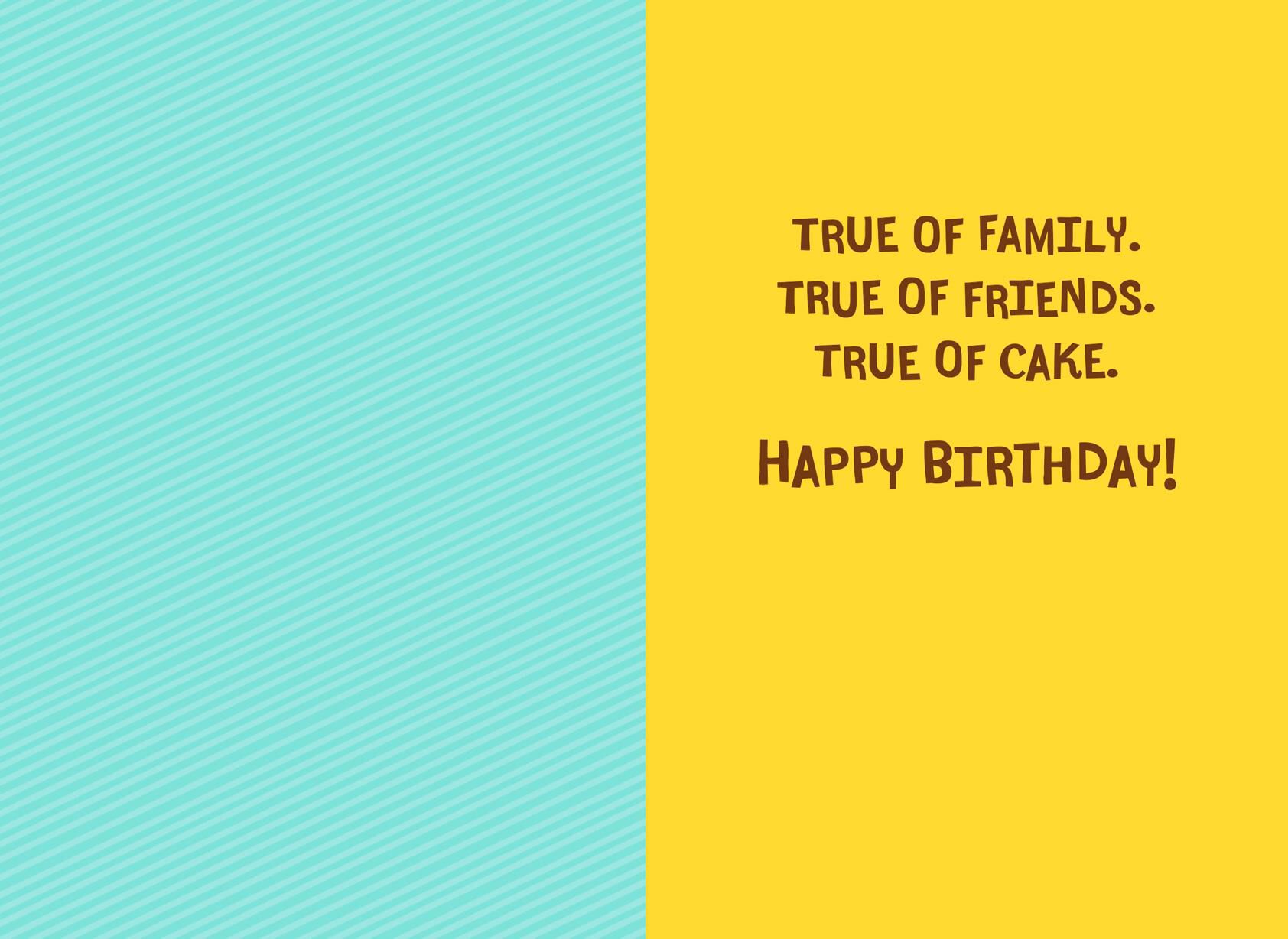 The More the Merrier Cake Birthday Card